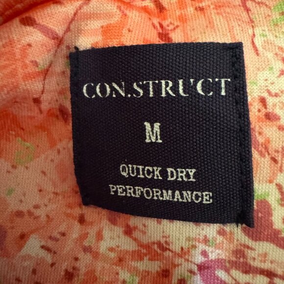 Con.Struct Men's Quick Dry Performance Multi-Color Patterned Polo M - Picture 5 of 10